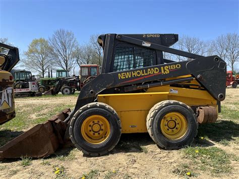 90 hp new holland skid steer with tires|new holland ls180 for sale.